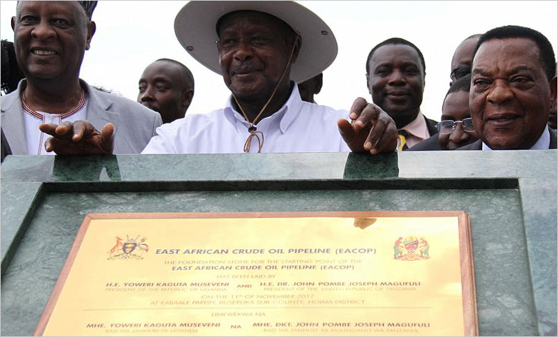 Uganda, Tanzania sign major oil pipeline agreement