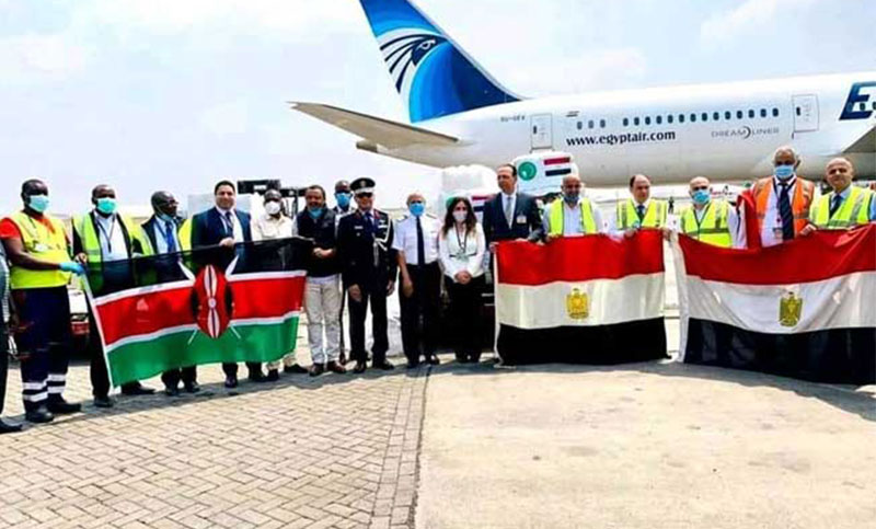 Kenya receives medical aid from Egypt